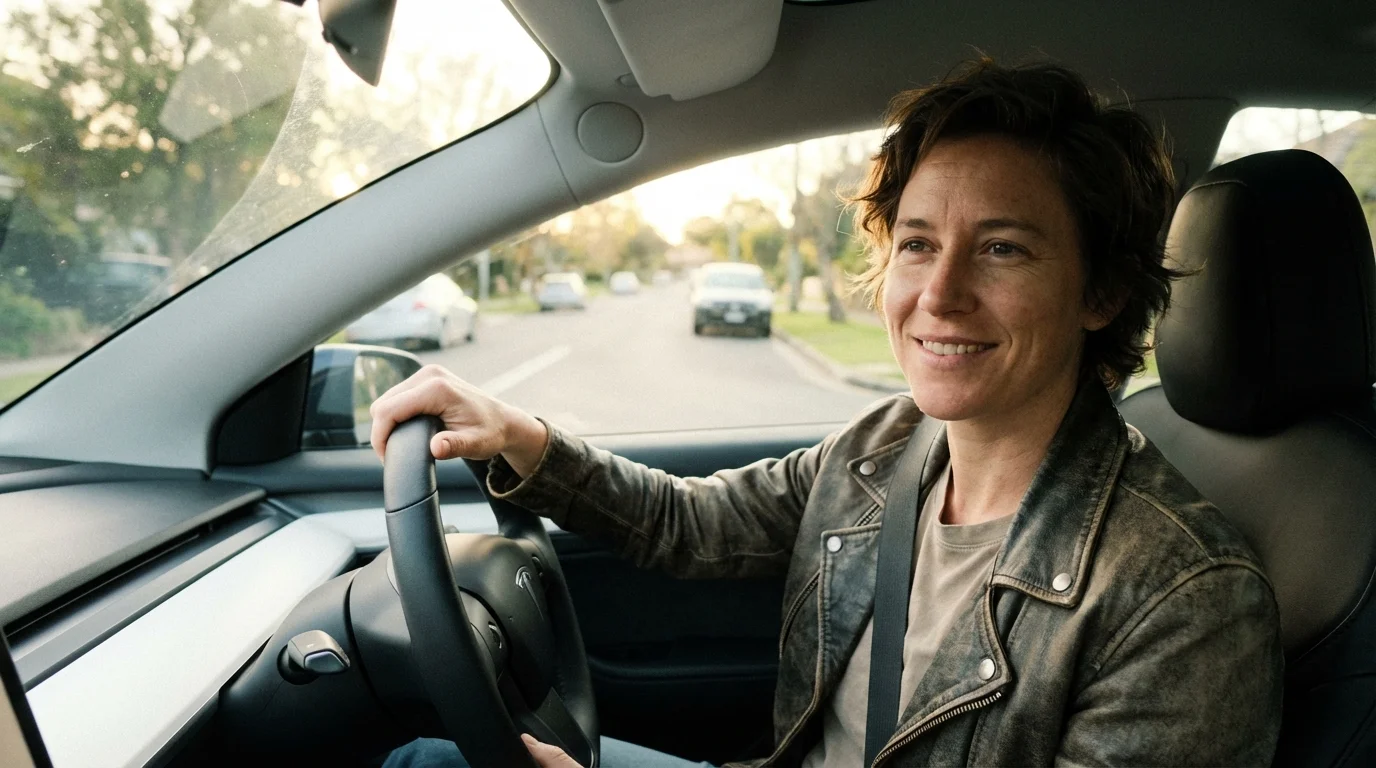 Driver feeling confident about saving on fuel costs